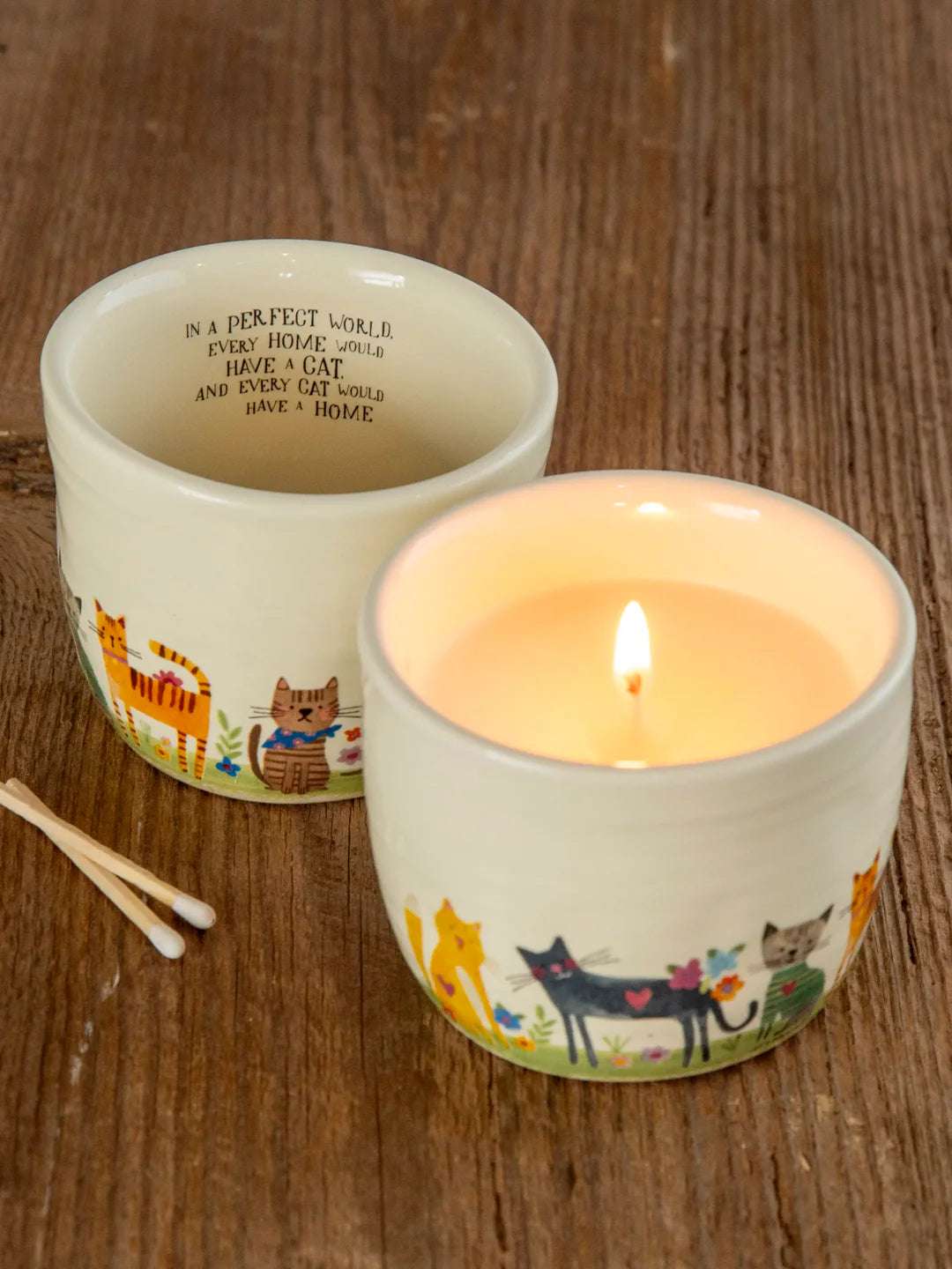 Secret Message Candle - Every Cat Has A Home