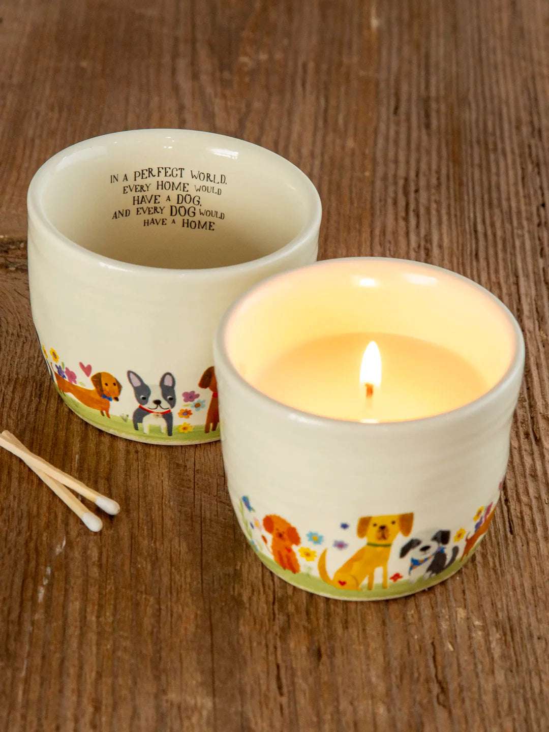 Secret Message Candle - Every Dog Has A Home