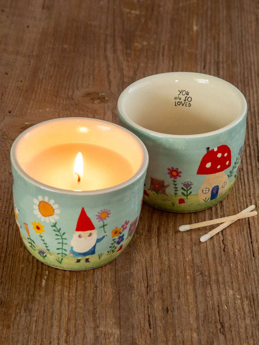 Secret Message Candle - You Are So Loved Gnome