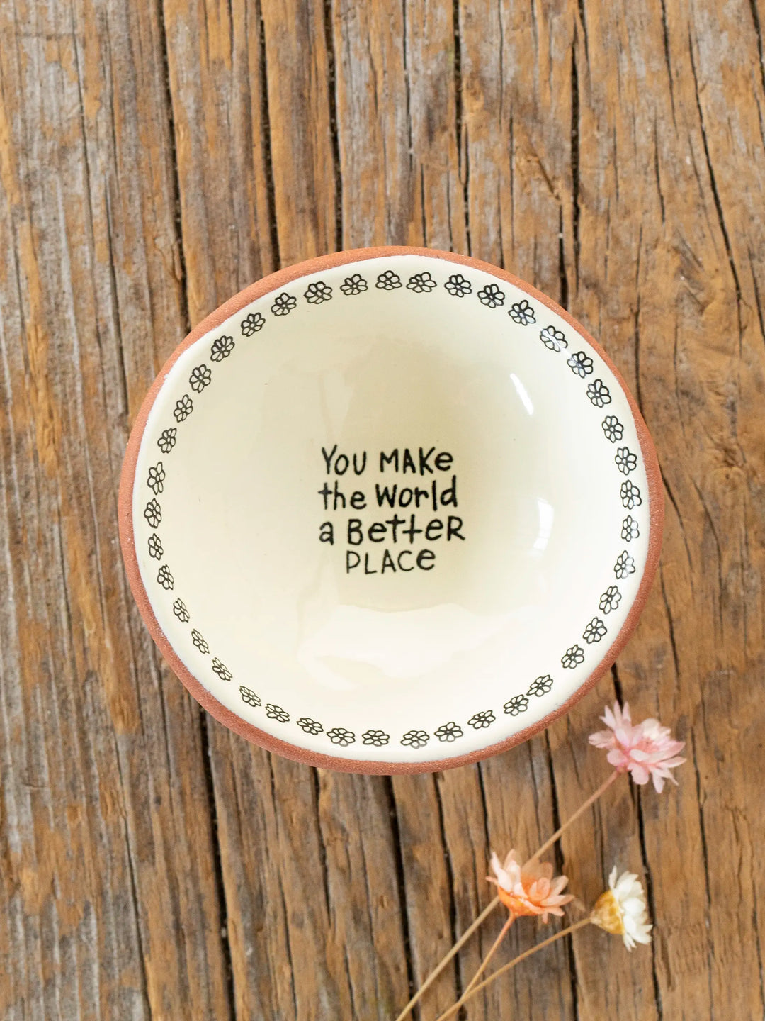 Tiny Trinket Dish You Make The World