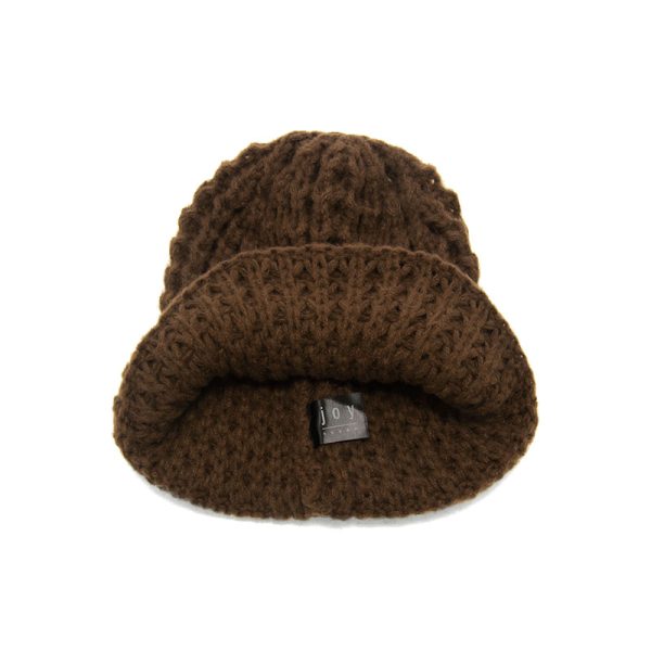 Cocoa Waffle Rib Beanie