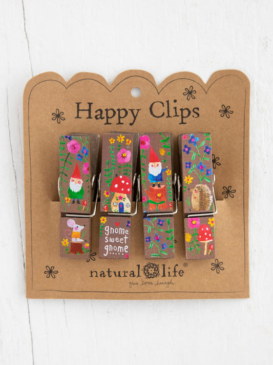 Happy Clip Set of 4 Gnome Sweet Gnome