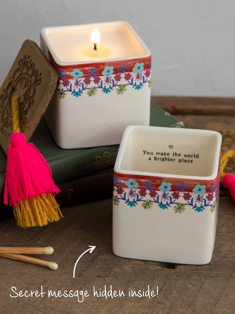 Trinket Box Candle Brighter Place