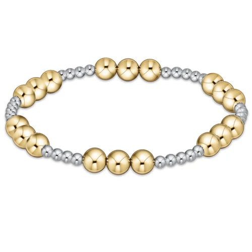 Classic Joy Pattern 6mm Bead Bracelet