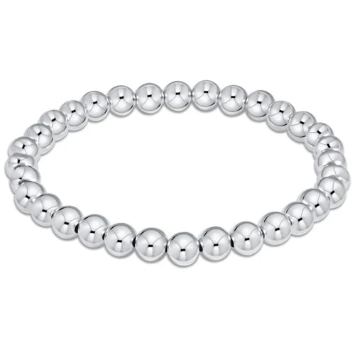 Classic Sterling 6mm Bead Bracelet