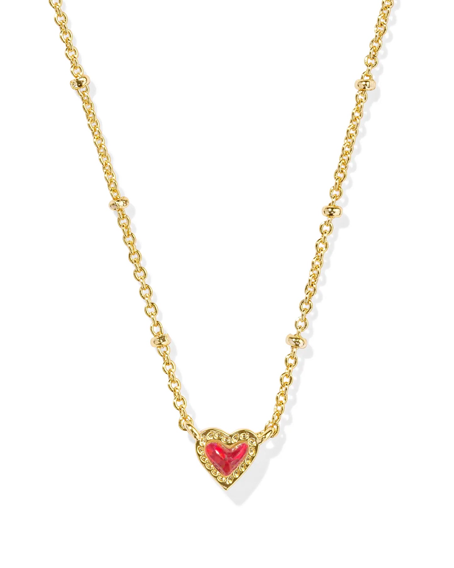 Mini Ari Heart Satellite Short Pendant Necklace