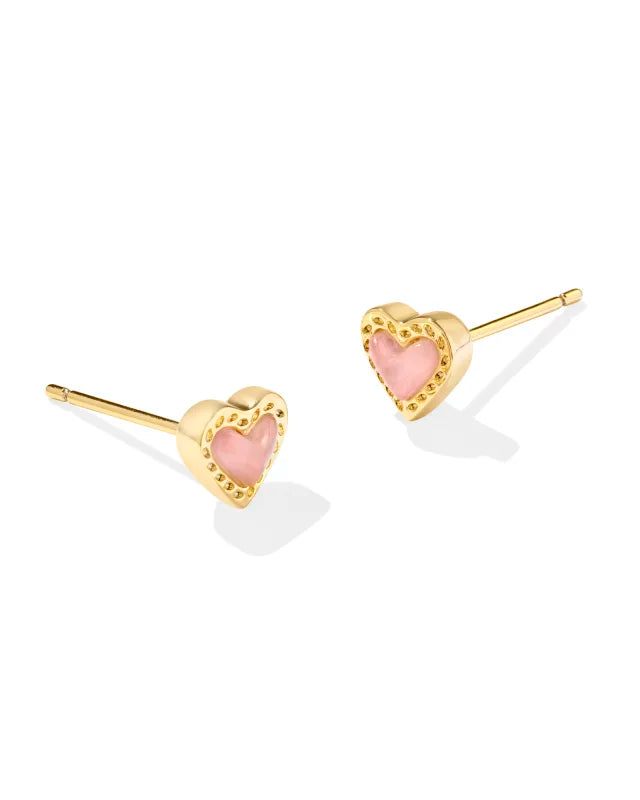 Mini Ari Heart Stud Earrings