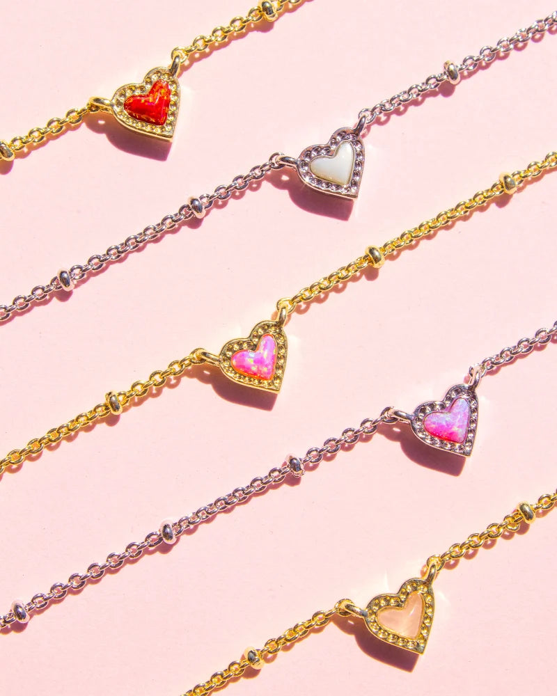 Mini Ari Heart Satellite Short Pendant Necklace