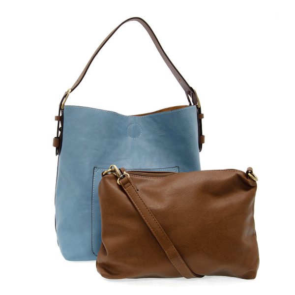 Tranquil Blue Coffee Classic Hobo Handbag