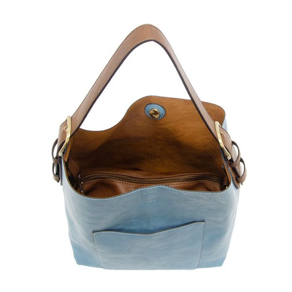 Tranquil Blue Coffee Classic Hobo Handbag