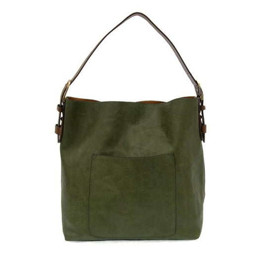 Dark Basil Coffee Classic Hobo Handbag