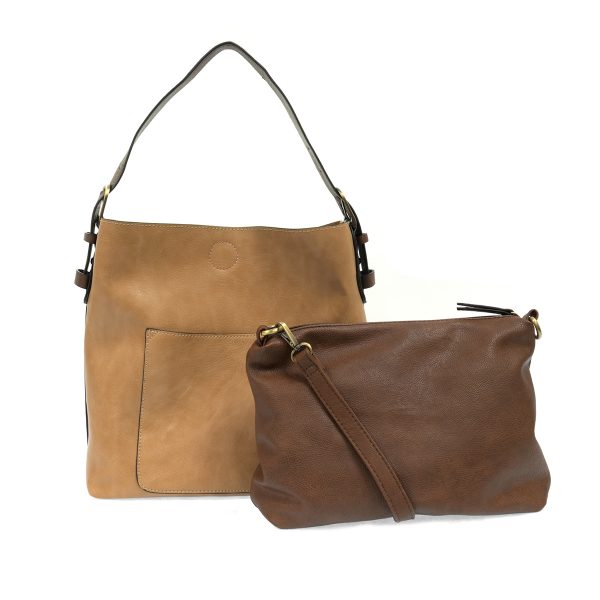 Camel Coffee Classic Hobo Handbag