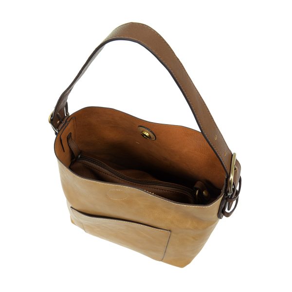 Camel Coffee Classic Hobo Handbag