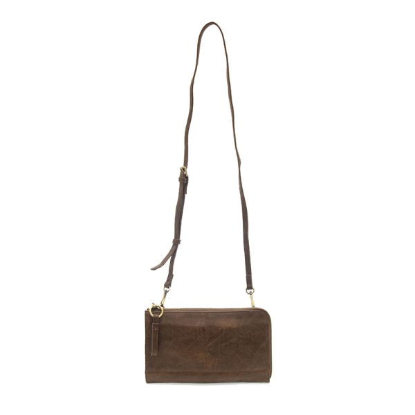 Karina Convertible Wristlet/Wallet Dark Walnut