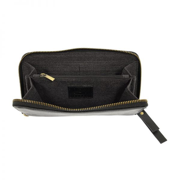 Black Chloe Zip Around Wallet