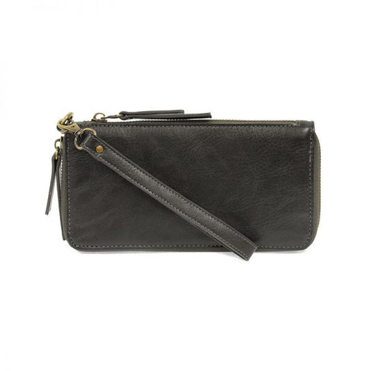 Hematite Chloe Zip Around Wallet Wristlet