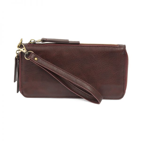 Wine Chloe Zip Around Wallet