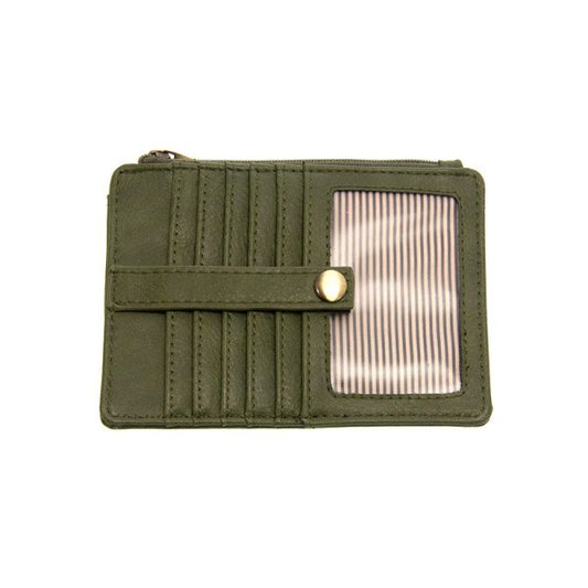 Dark Basil New Penny Mini Travel Wallet