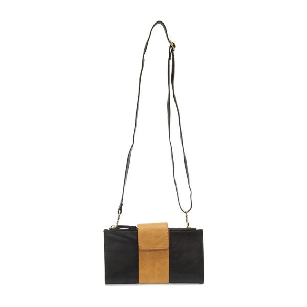 Black/Almond Camryn Colorblock Wallet Crossbody