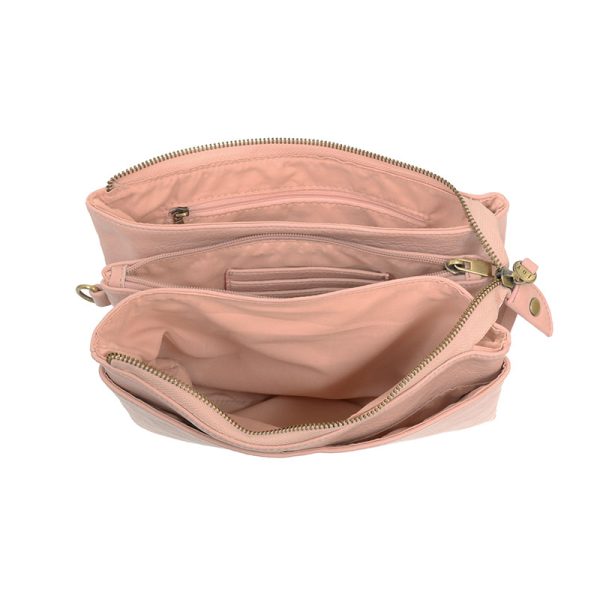 Blush Gia Medium Multi Pocket Crossbody