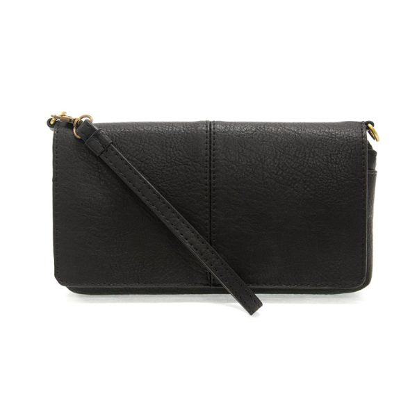 Black Everly Organizer Flap Crossbody