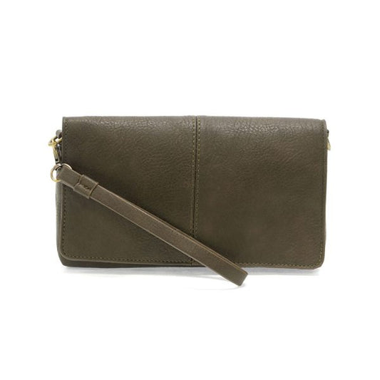 Dark Moss Everly Organizer Flap Crossbody