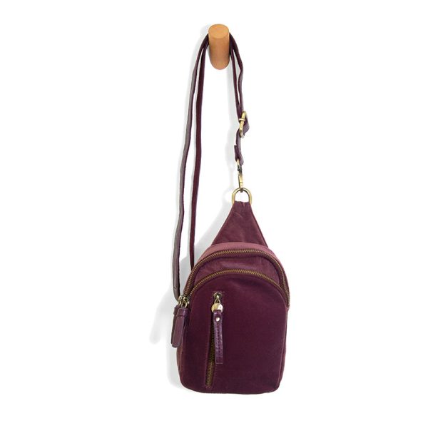 Plum Velvet Skyler Sling Bag