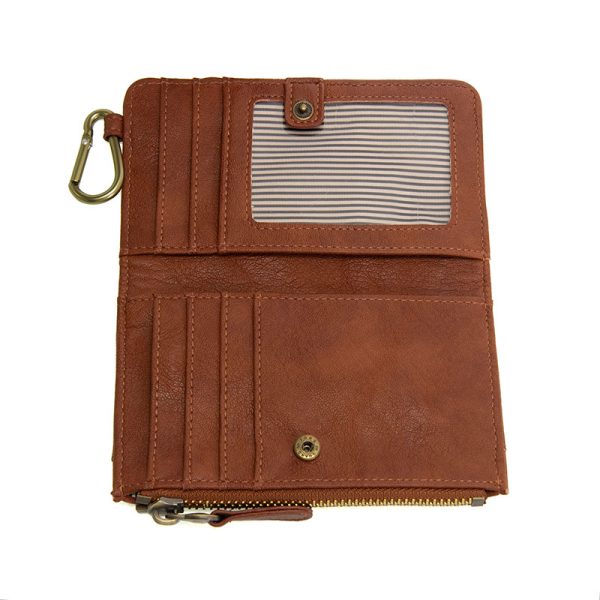 Saddle Bobbie Bifold Wallet with Carabiner