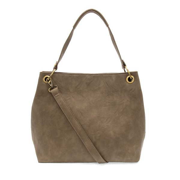 Dark Taupe Jem Bucket Shoulder Bag