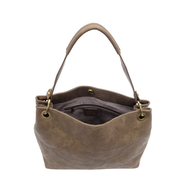 Dark Taupe Jem Bucket Shoulder Bag