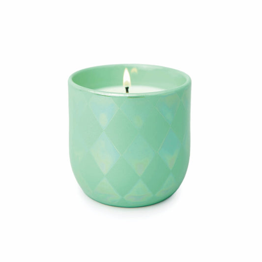 LUSTRE 10 OZ MATTE JADE CERAMIC CANDLE