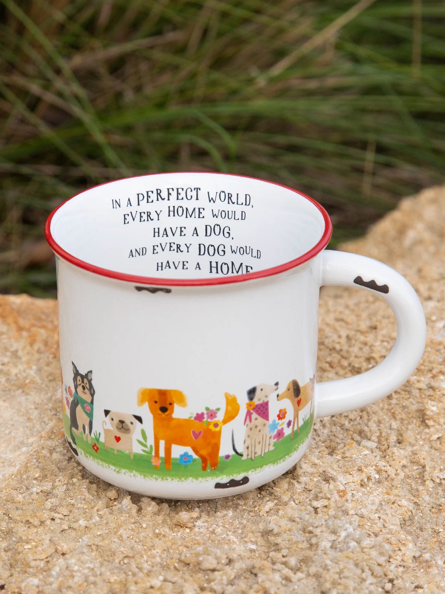 Camp Mugs White Every Home Has A Dog