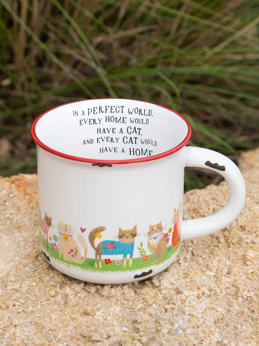 Camp Mugs White Every Cat Has A Home