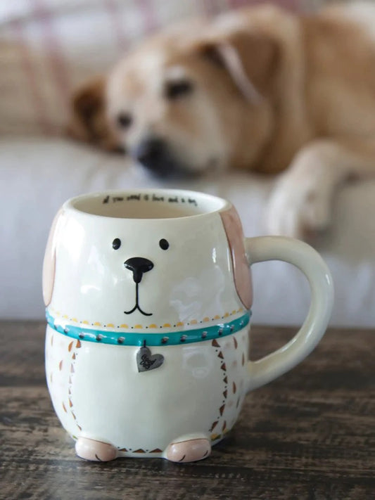 Folk Critter Mug Dog