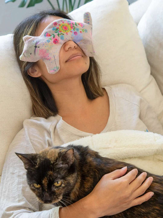 Weighted Eye Mask - Cat