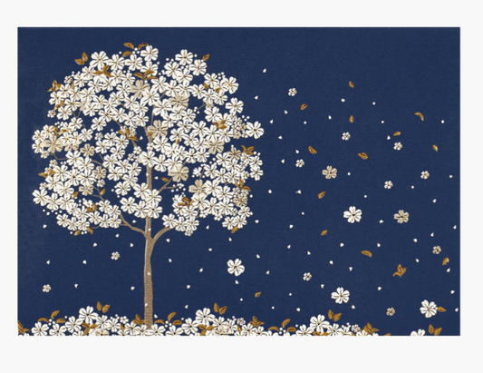 Falling Blossoms Note Cards
