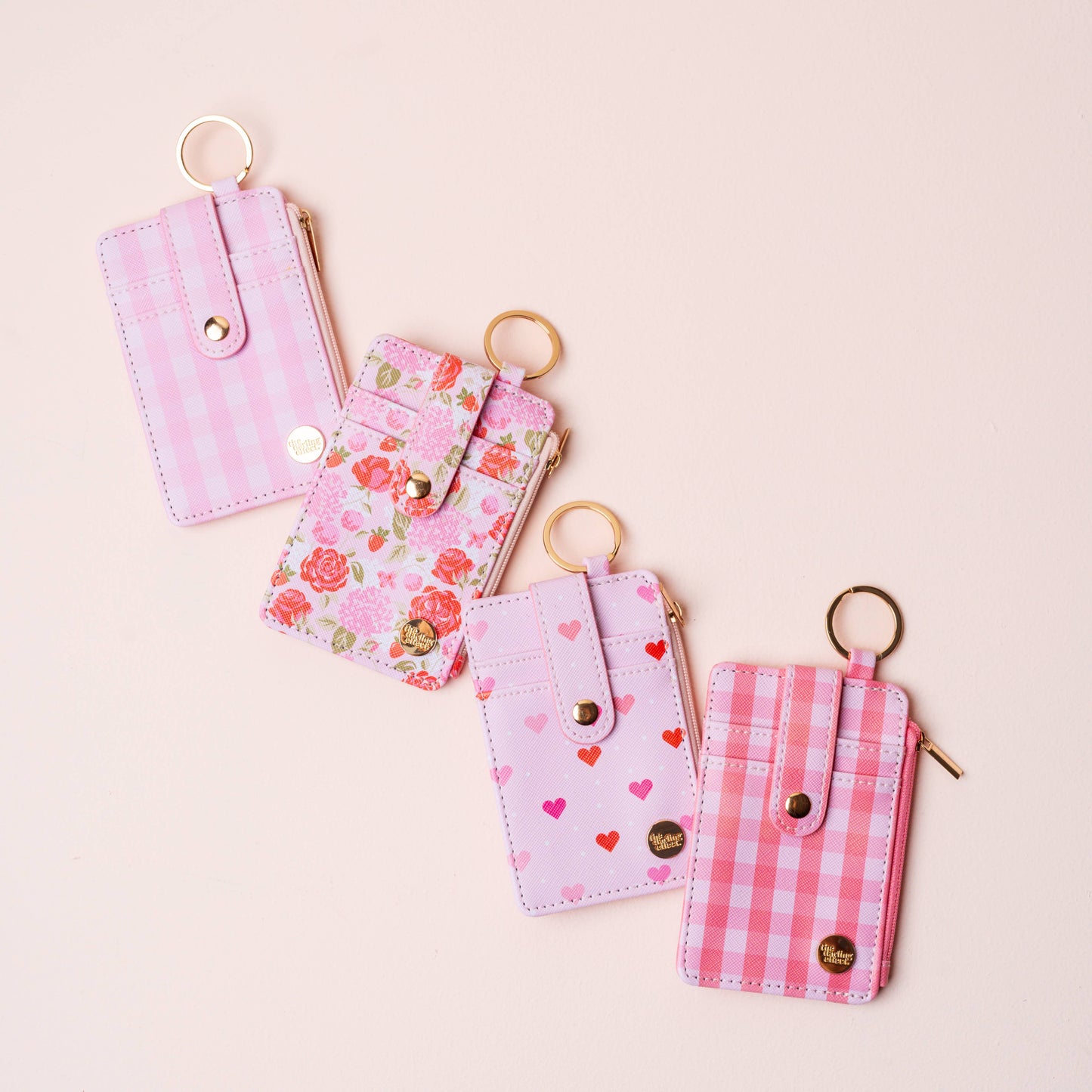 Keychain Wallet-Lil' Hearts