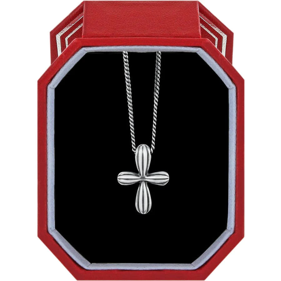 Amphora Petite Cross Necklace Gift Box - The Silver Dahlia