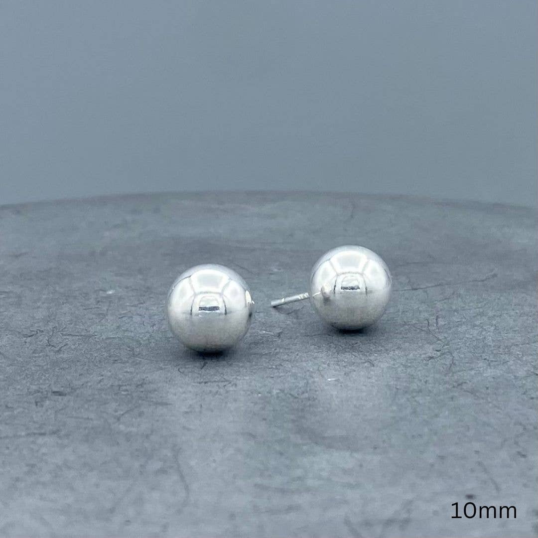 Silver Ball Studs