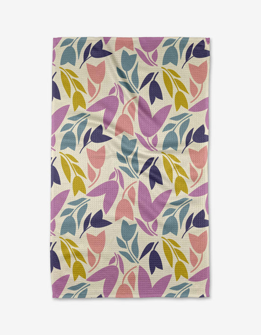 Tulip Tumble Tea Towel