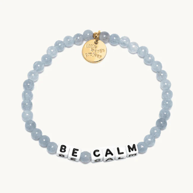 White-Be Calm-Aquamarine