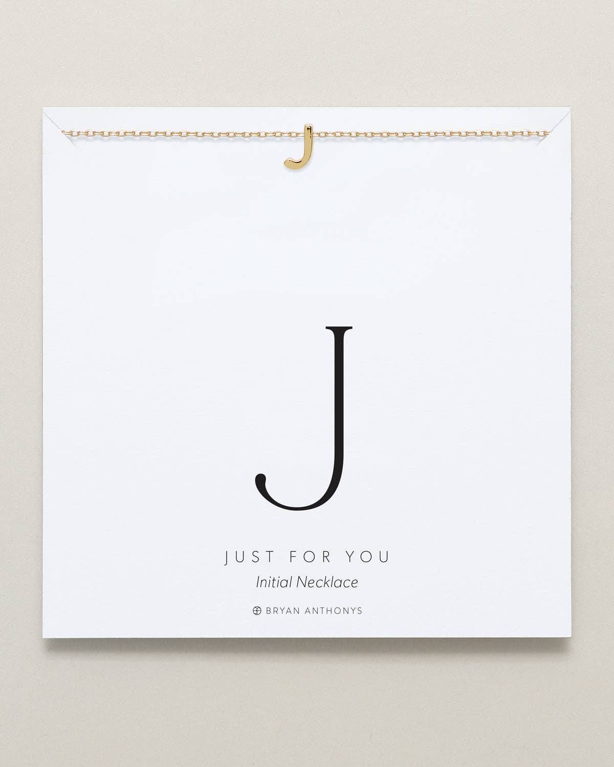 Just For You — Initial Necklace