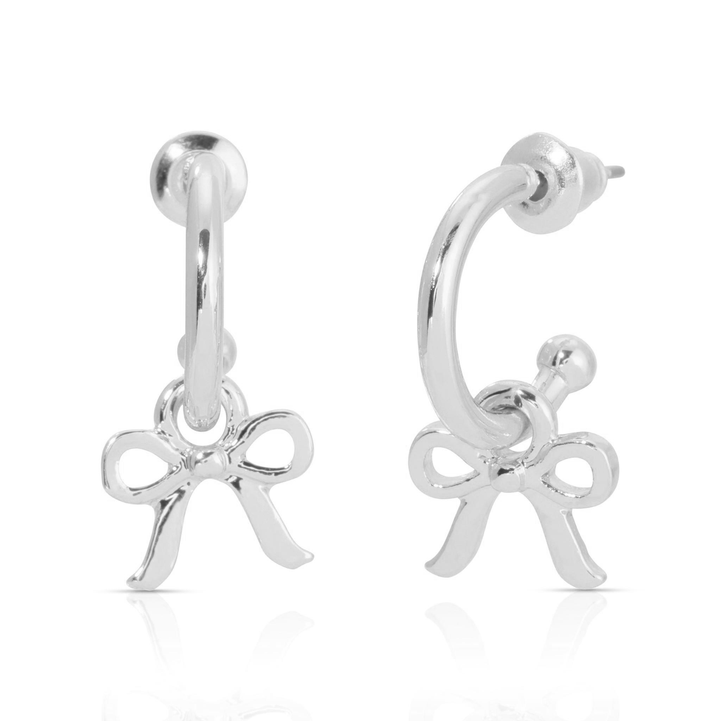 Beautiful Bows - Bow Charm Hoops