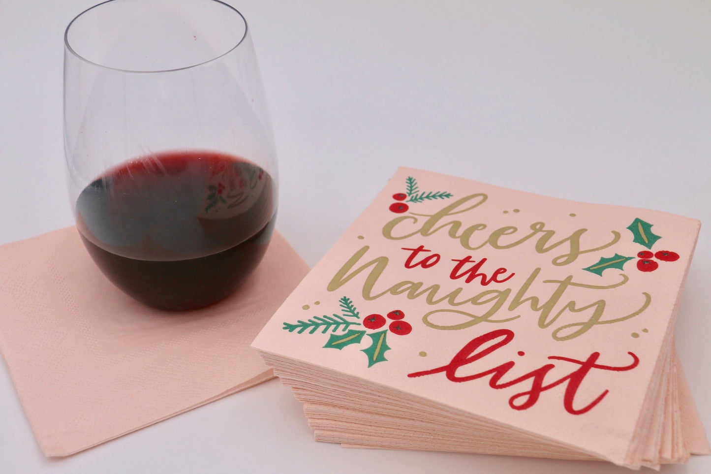 Funny Christmas Napkins | Cheers to the Naughty List - 20ct