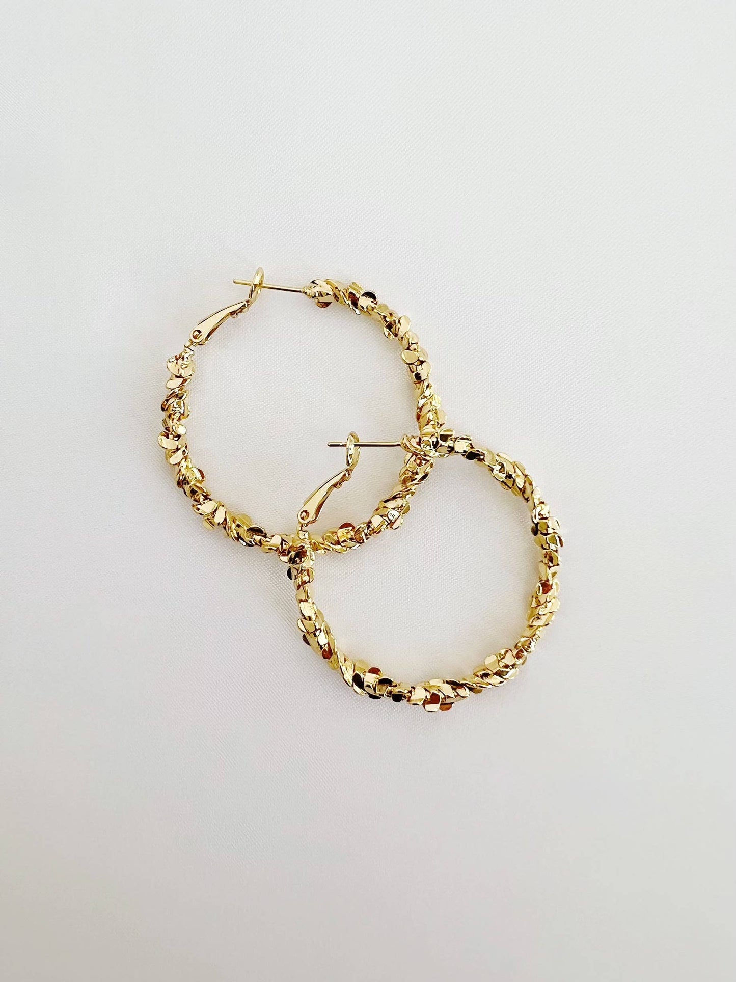 Confetti Hoops Gold Filled