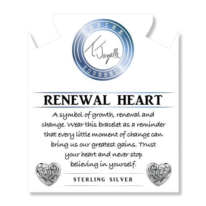 Champagne Agate - Renewal Heart