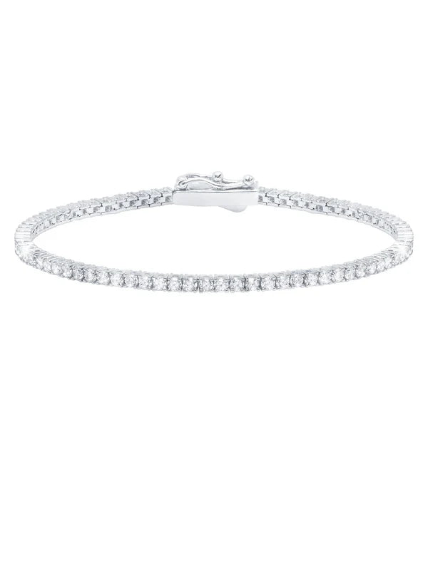 Classic Small Brilliant Tennis Bracelet Platinum