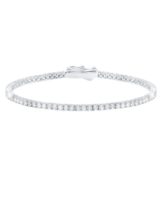 Classic Small Brilliant Tennis Bracelet Platinum