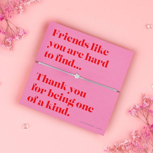 Friendship Thank you- Sending Sentiments Bracelet