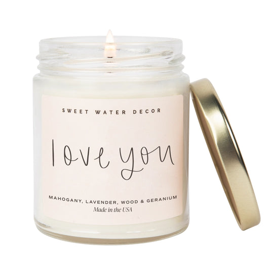 Love You Soy Candle 9oz